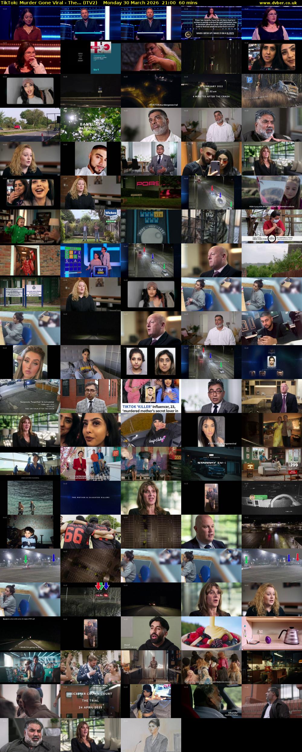 TikTok: Murder Gone Viral - The... (ITV2) Monday 30 March 2026 21:00 - 22:00