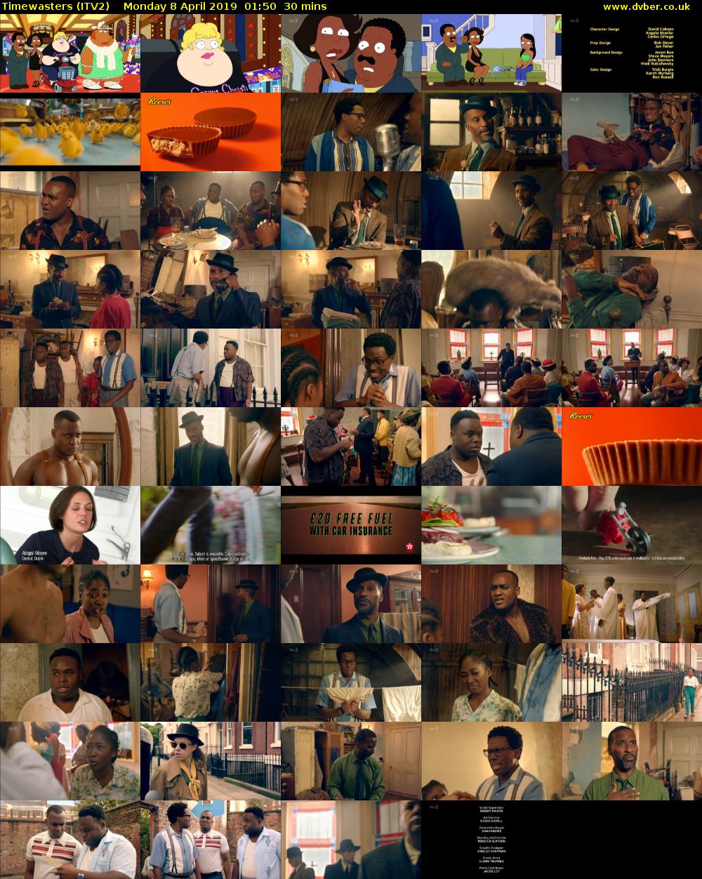 Timewasters (ITV2) Monday 8 April 2019 01:50 - 02:20