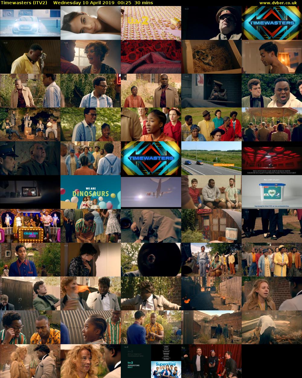 Timewasters (ITV2) Wednesday 10 April 2019 00:25 - 00:55