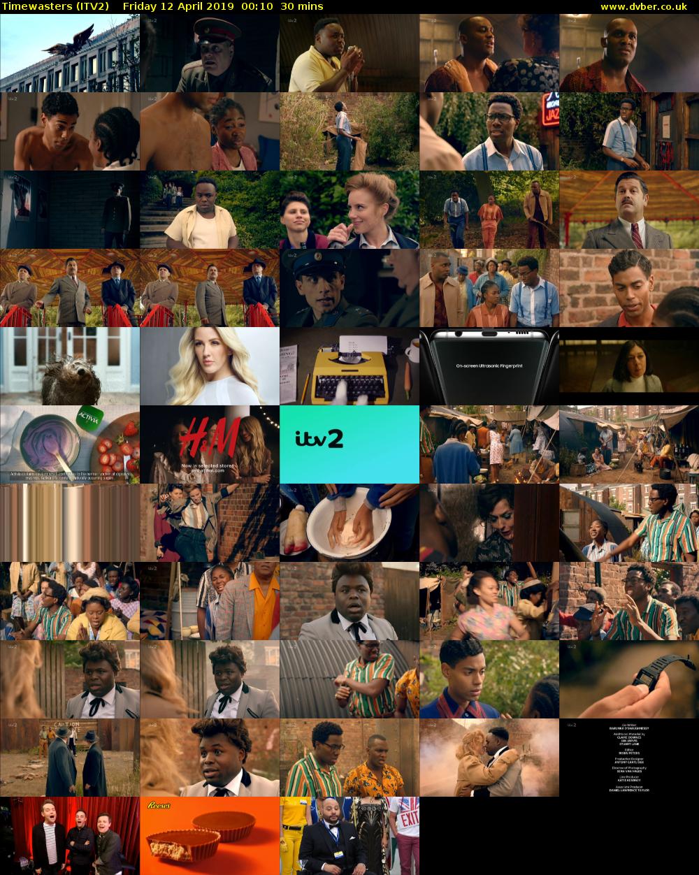 Timewasters (ITV2) Friday 12 April 2019 00:10 - 00:40