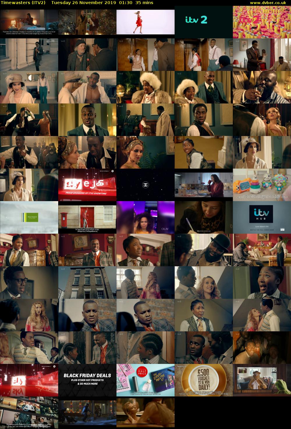 Timewasters (ITV2) Tuesday 26 November 2019 01:30 - 02:05