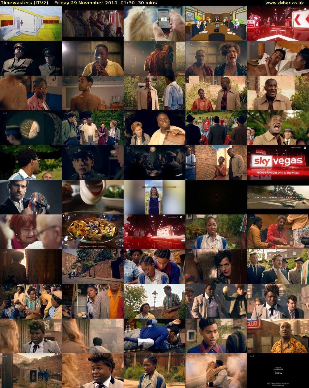 Timewasters (ITV2) Friday 29 November 2019 01:30 - 02:00