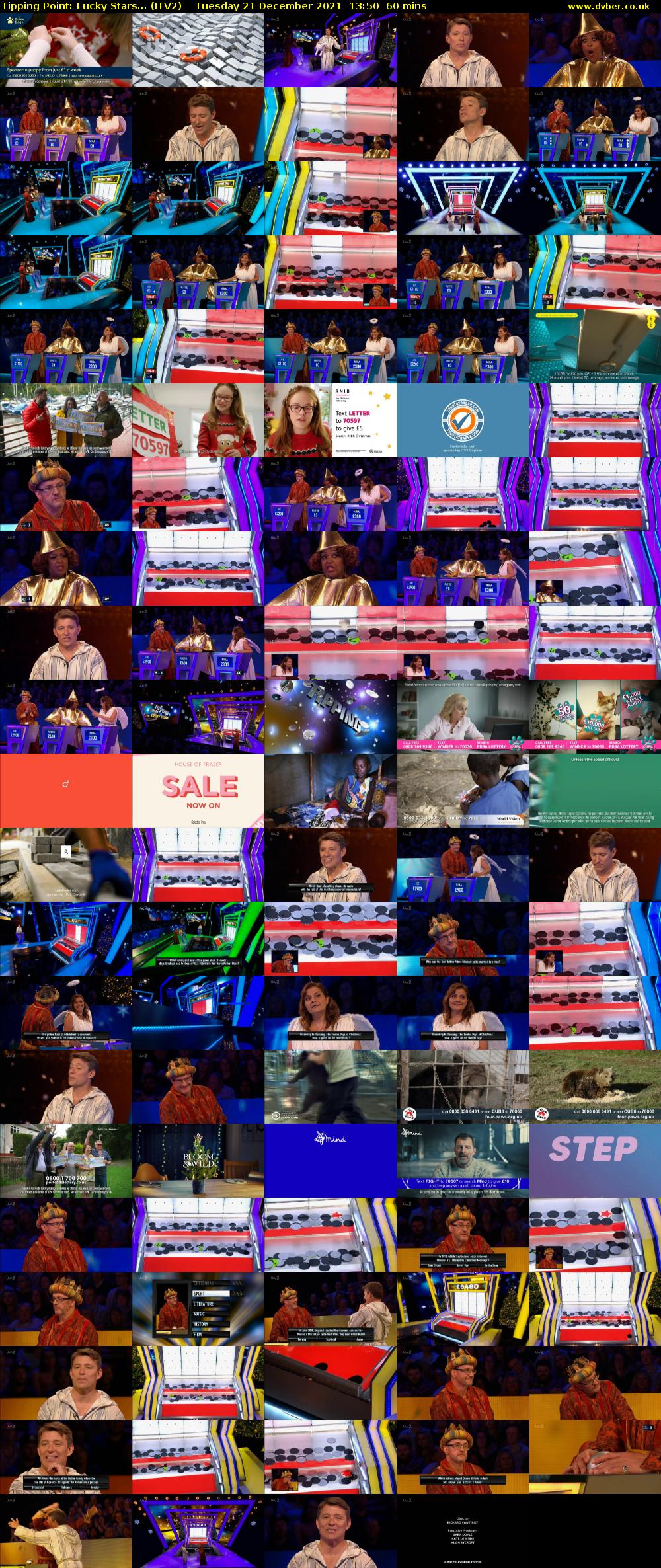 Tipping Point: Lucky Stars... (ITV2) Tuesday 21 December 2021 13:50 - 14:50