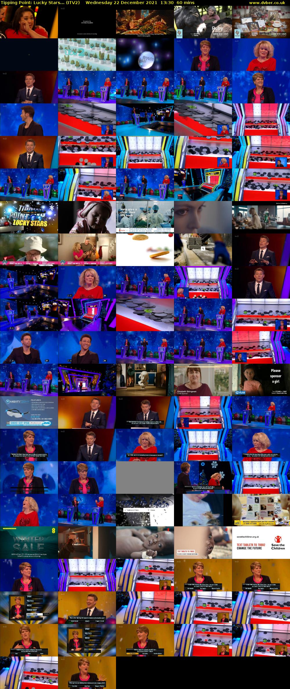 Tipping Point: Lucky Stars... (ITV2) Wednesday 22 December 2021 13:30 - 14:30