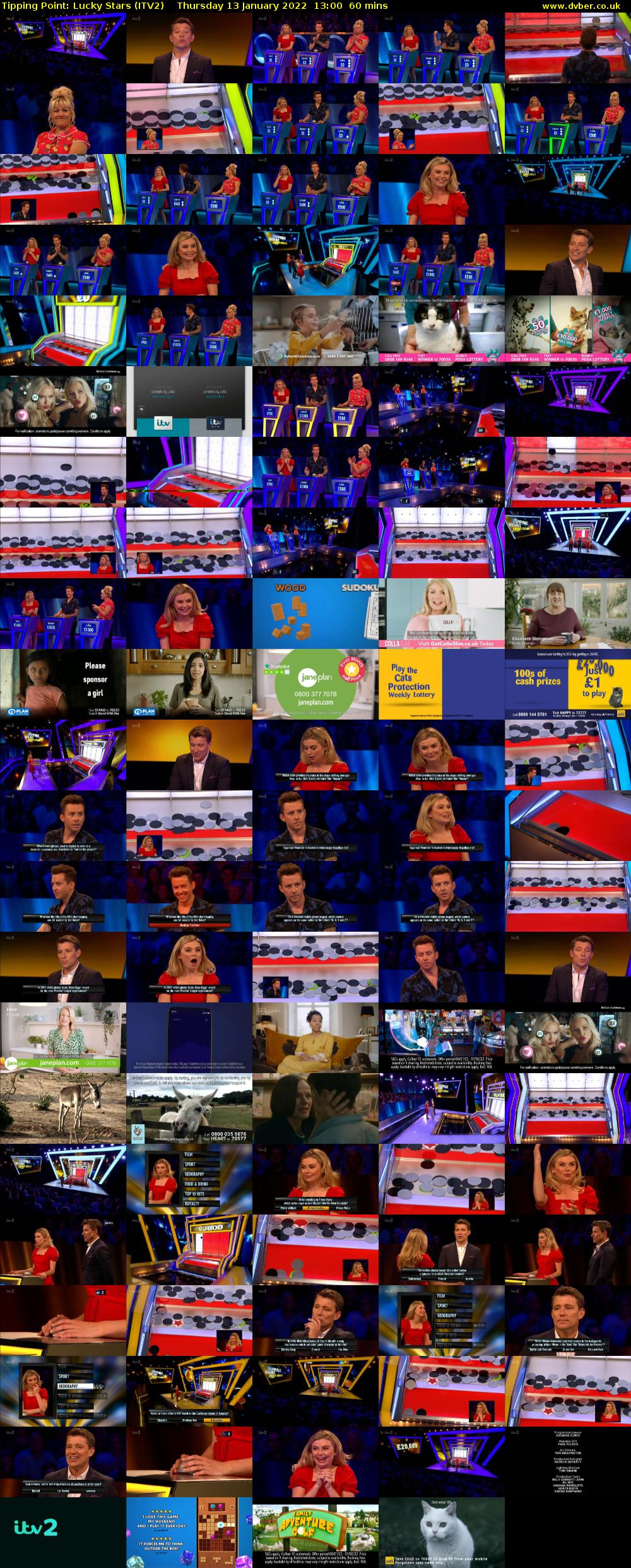 Tipping Point: Lucky Stars (ITV2) Thursday 13 January 2022 13:00 - 14:00