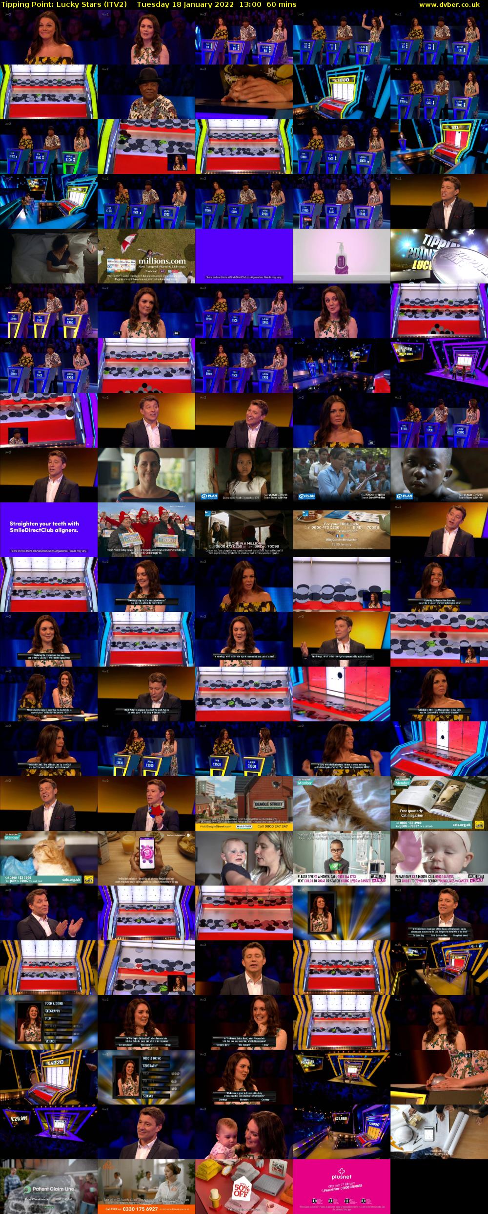 Tipping Point: Lucky Stars (ITV2) Tuesday 18 January 2022 13:00 - 14:00