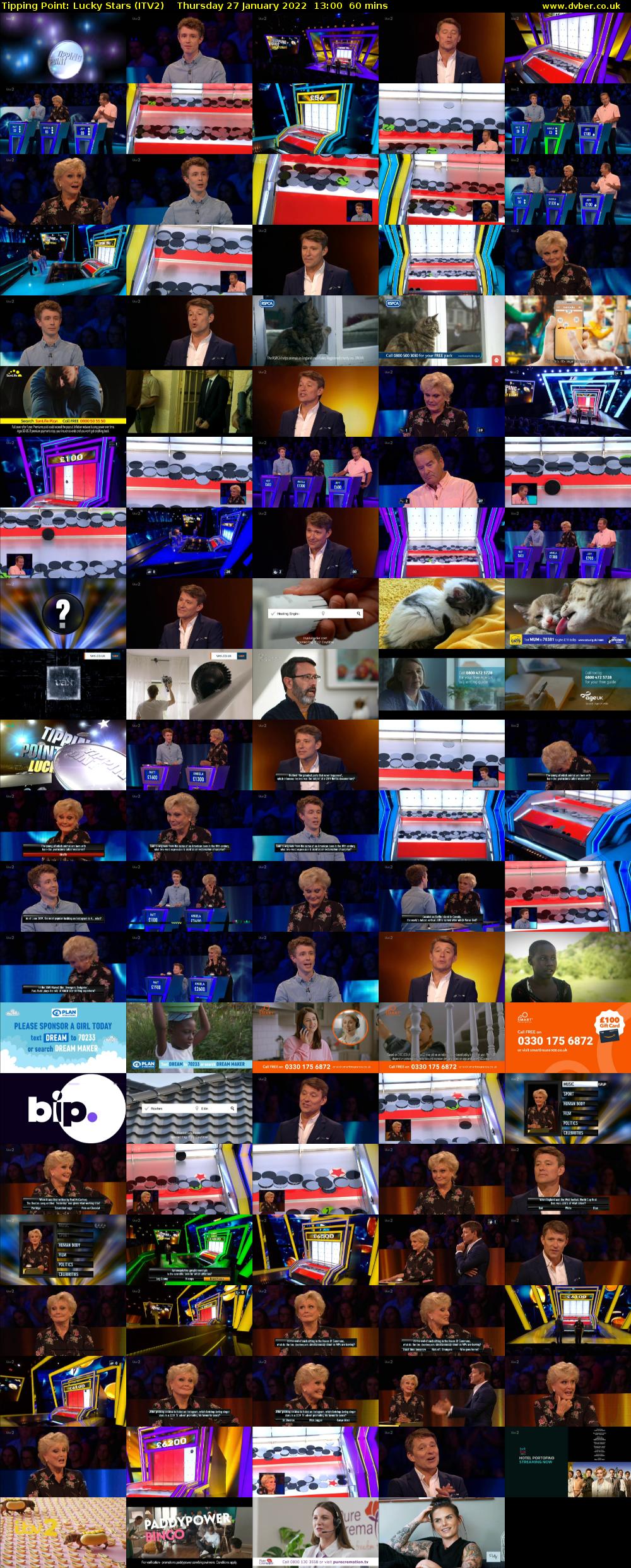 Tipping Point: Lucky Stars (ITV2) Thursday 27 January 2022 13:00 - 14:00