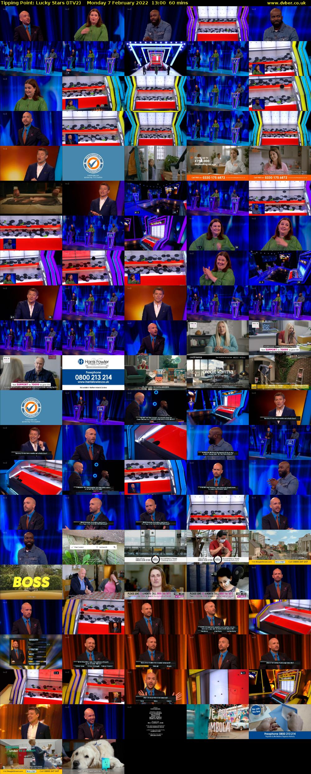 Tipping Point: Lucky Stars (ITV2) Monday 7 February 2022 13:00 - 14:00
