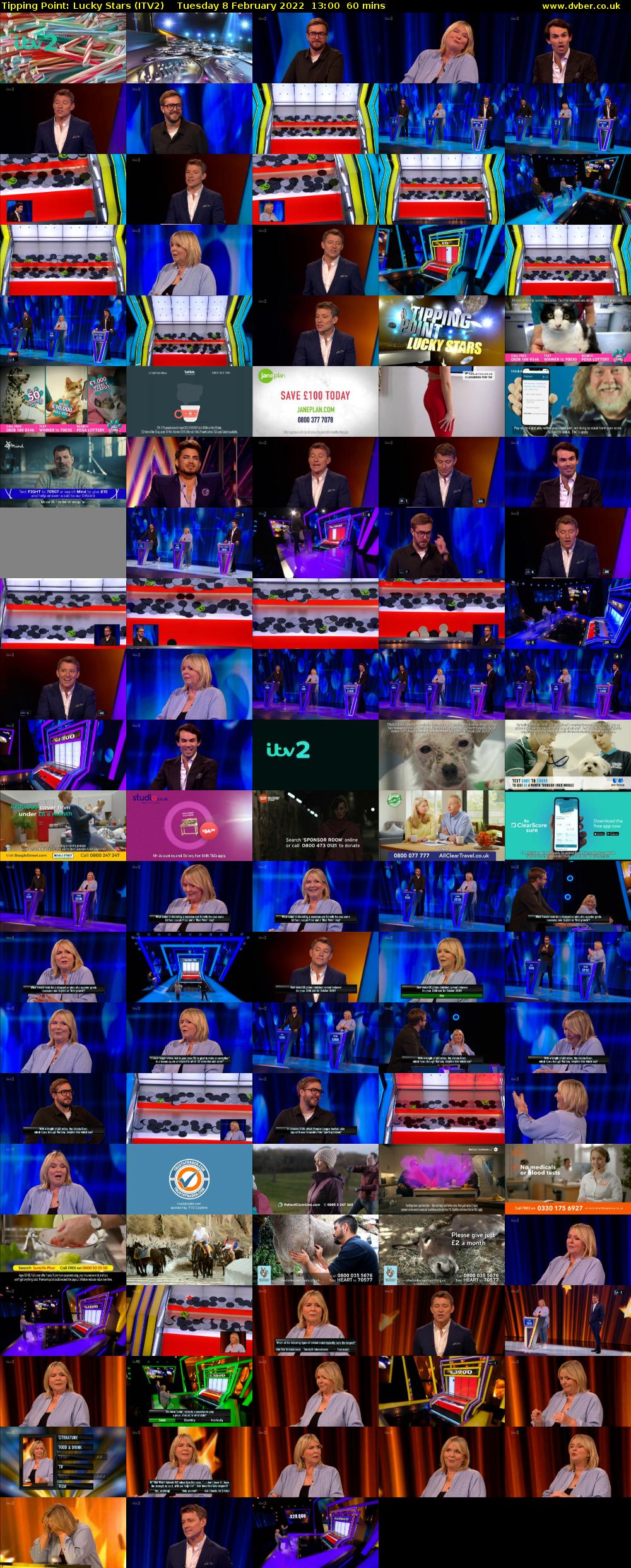 Tipping Point: Lucky Stars (ITV2) Tuesday 8 February 2022 13:00 - 14:00