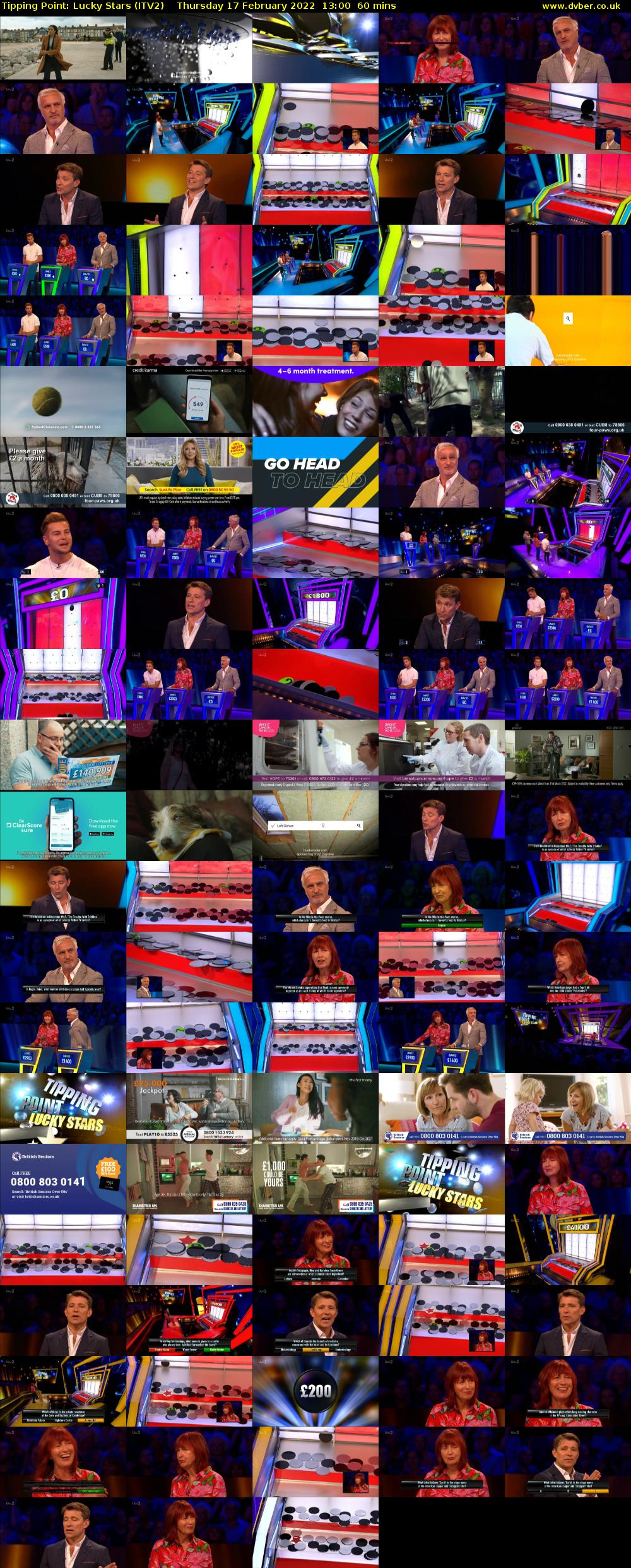 Tipping Point: Lucky Stars (ITV2) Thursday 17 February 2022 13:00 - 14:00