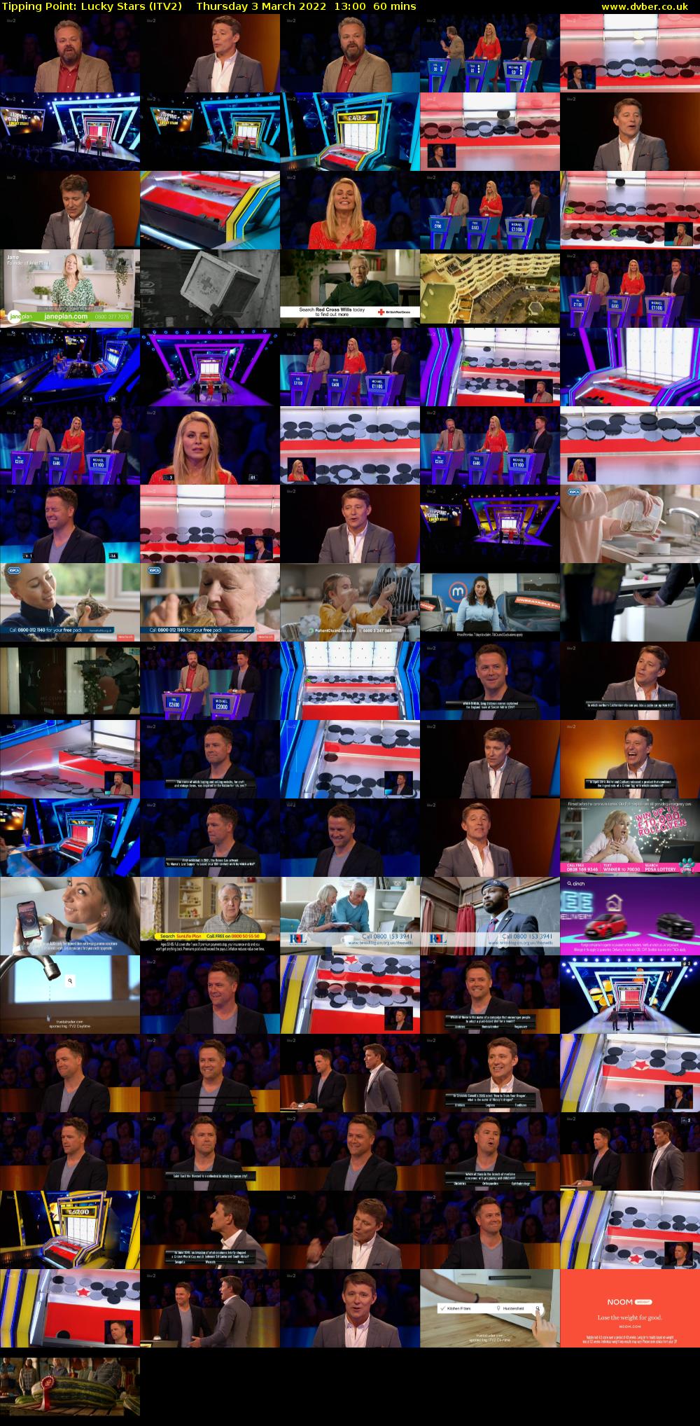 Tipping Point: Lucky Stars (ITV2) Thursday 3 March 2022 13:00 - 14:00