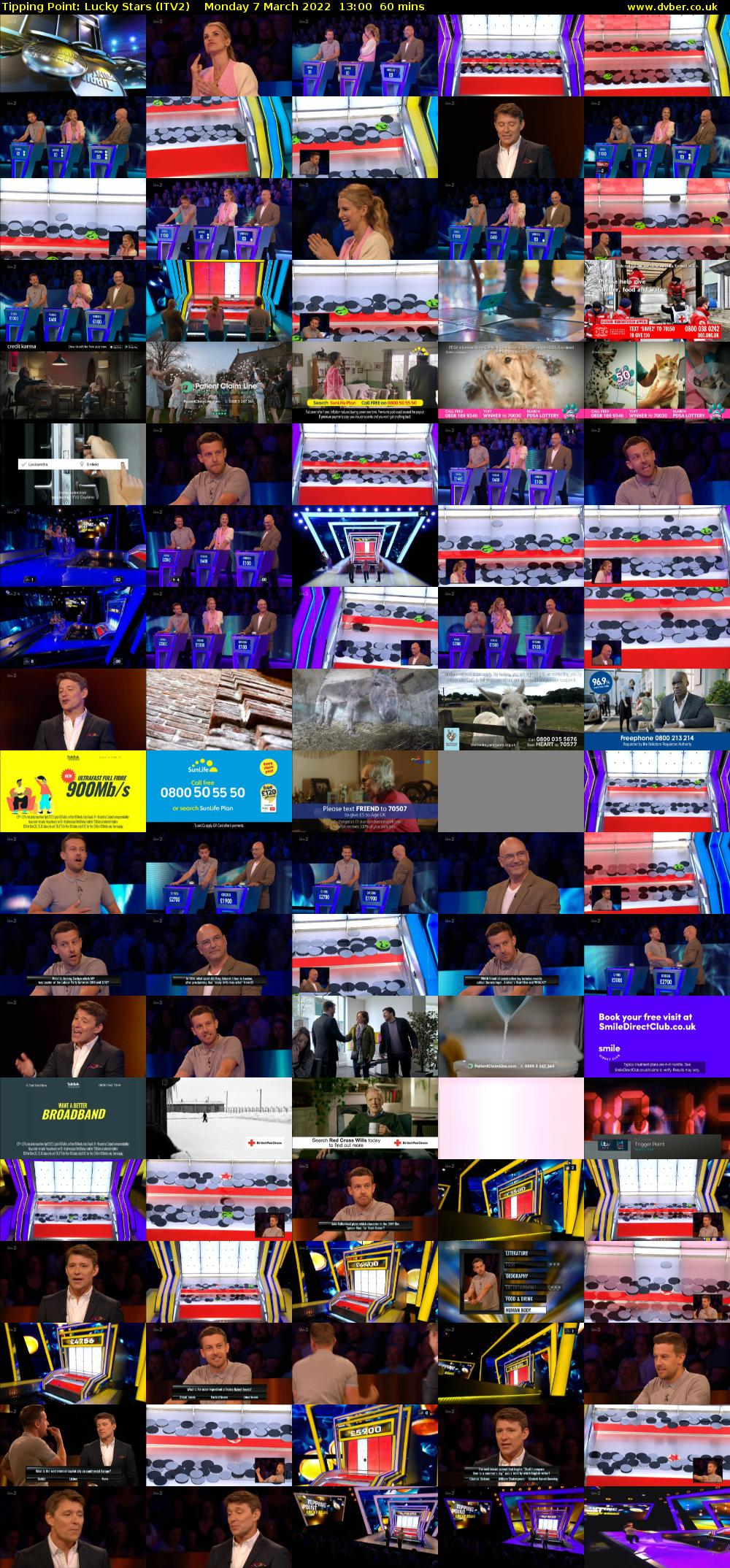 Tipping Point: Lucky Stars (ITV2) Monday 7 March 2022 13:00 - 14:00