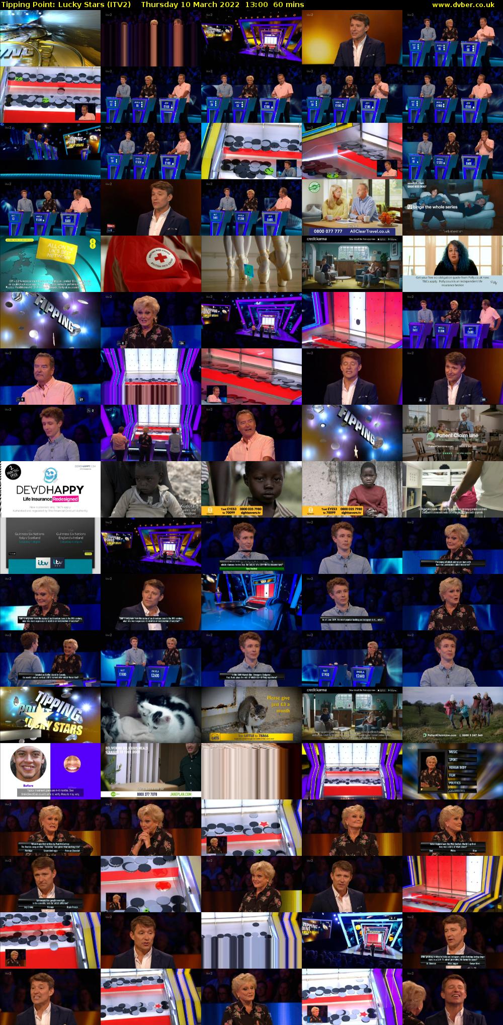 Tipping Point: Lucky Stars (ITV2) Thursday 10 March 2022 13:00 - 14:00
