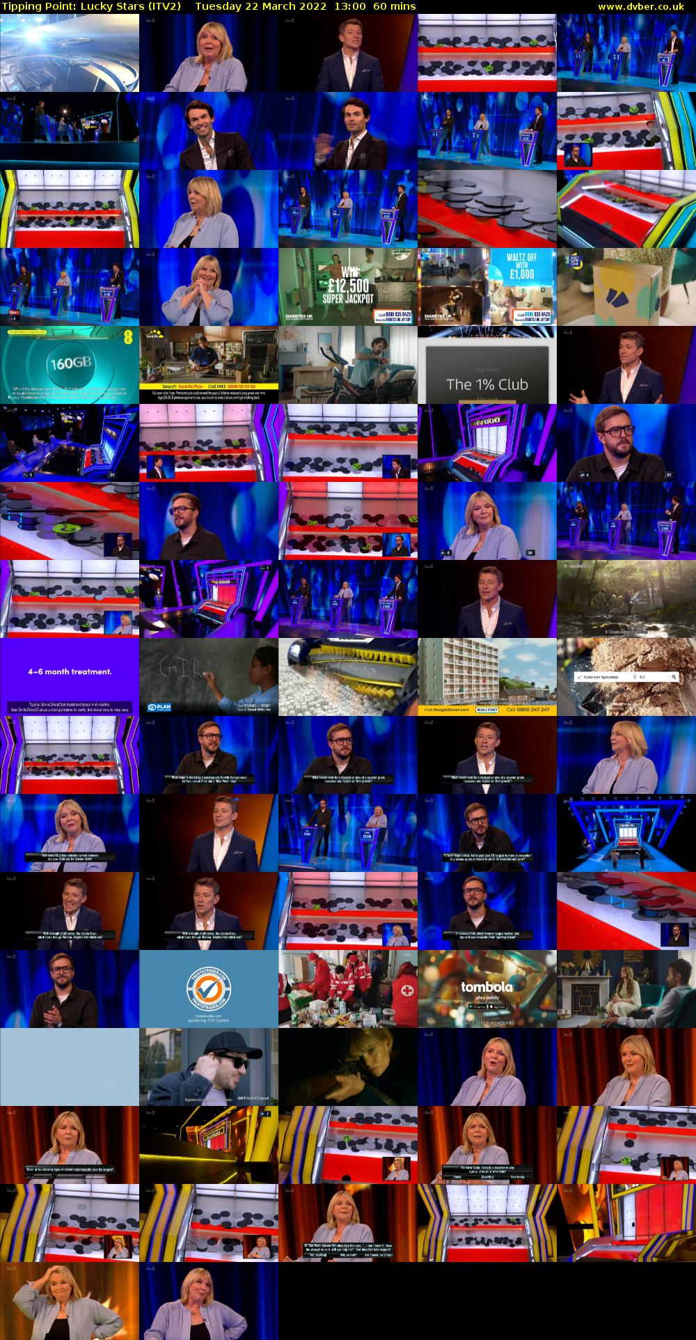 Tipping Point: Lucky Stars (ITV2) Tuesday 22 March 2022 13:00 - 14:00