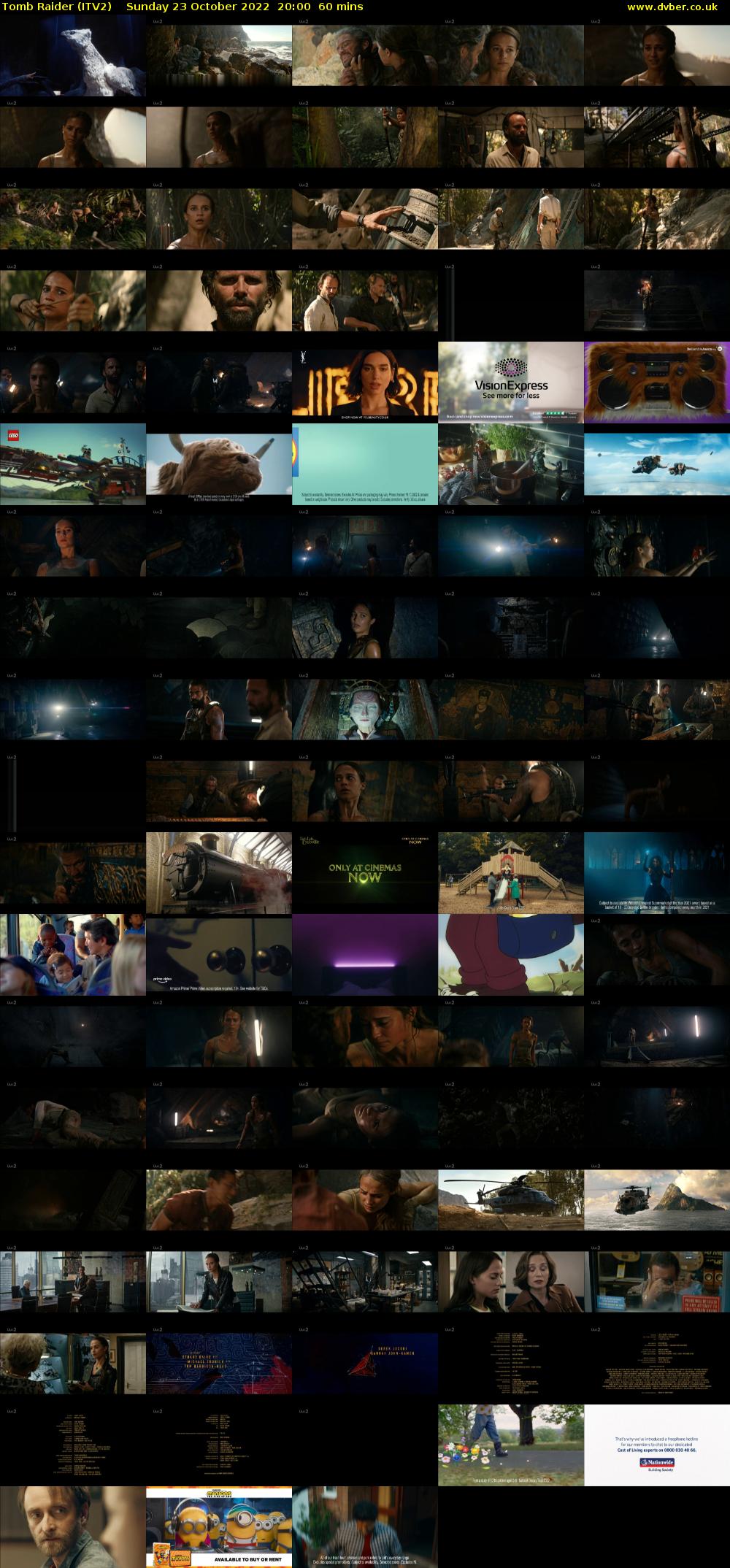 Tomb Raider (ITV2) Sunday 23 October 2022 20:00 - 21:00