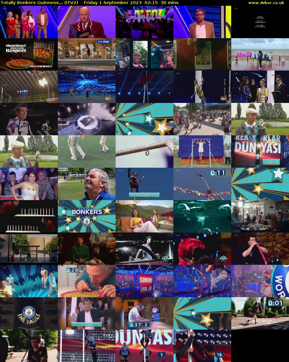 Totally Bonkers Guinness... (ITV2) Friday 1 September 2023 02:15 - 02:45