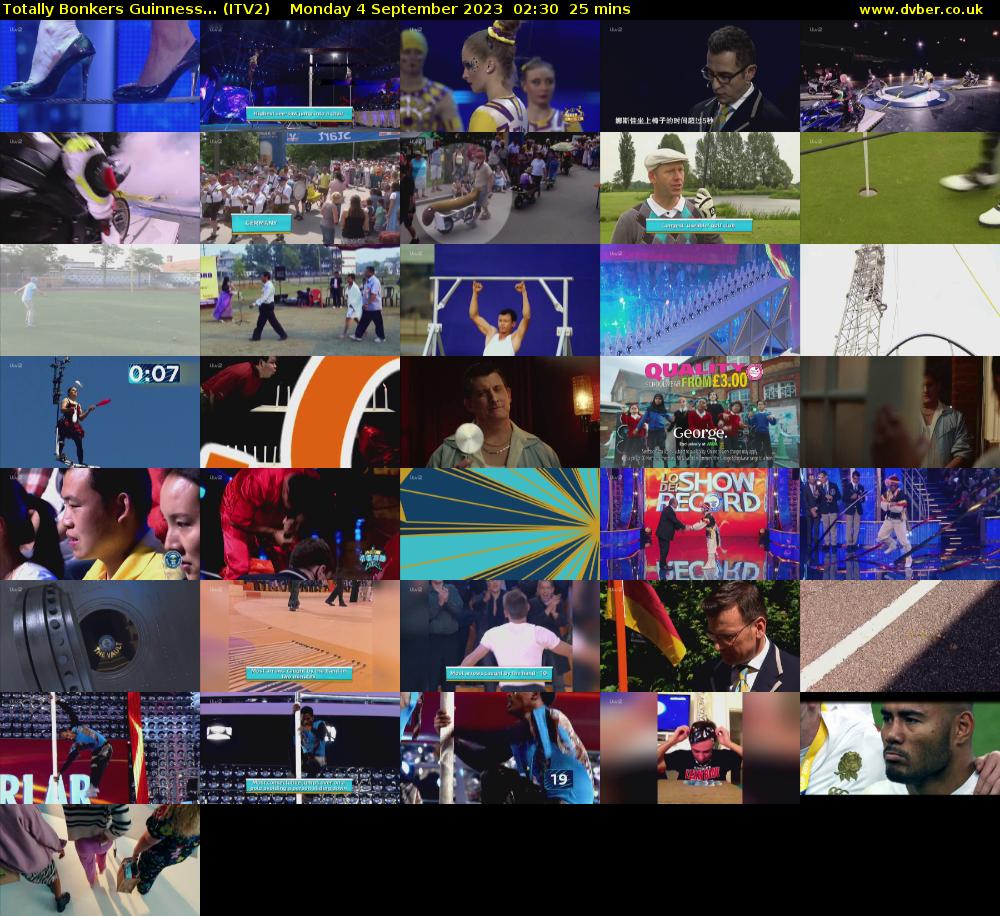 Totally Bonkers Guinness... (ITV2) Monday 4 September 2023 02:30 - 02:55