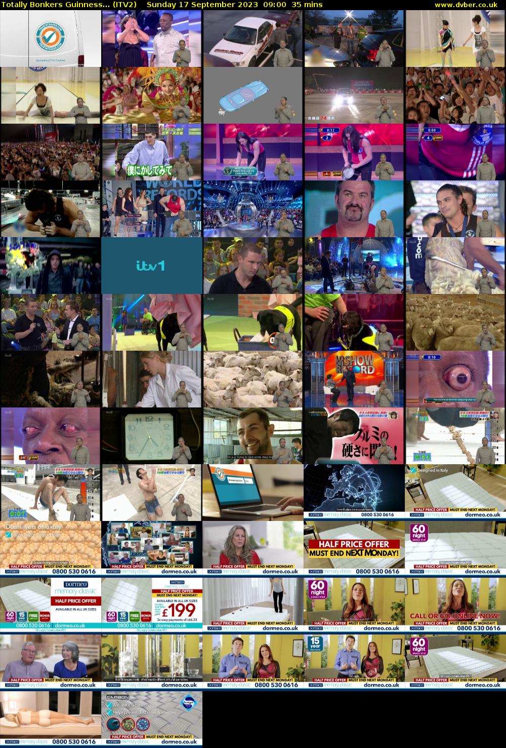 Totally Bonkers Guinness... (ITV2) Sunday 17 September 2023 09:00 - 09:35