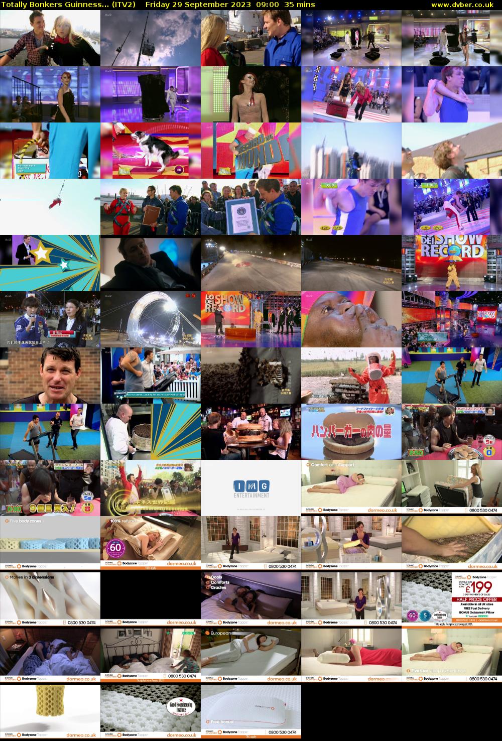 Totally Bonkers Guinness... (ITV2) Friday 29 September 2023 09:00 - 09:35