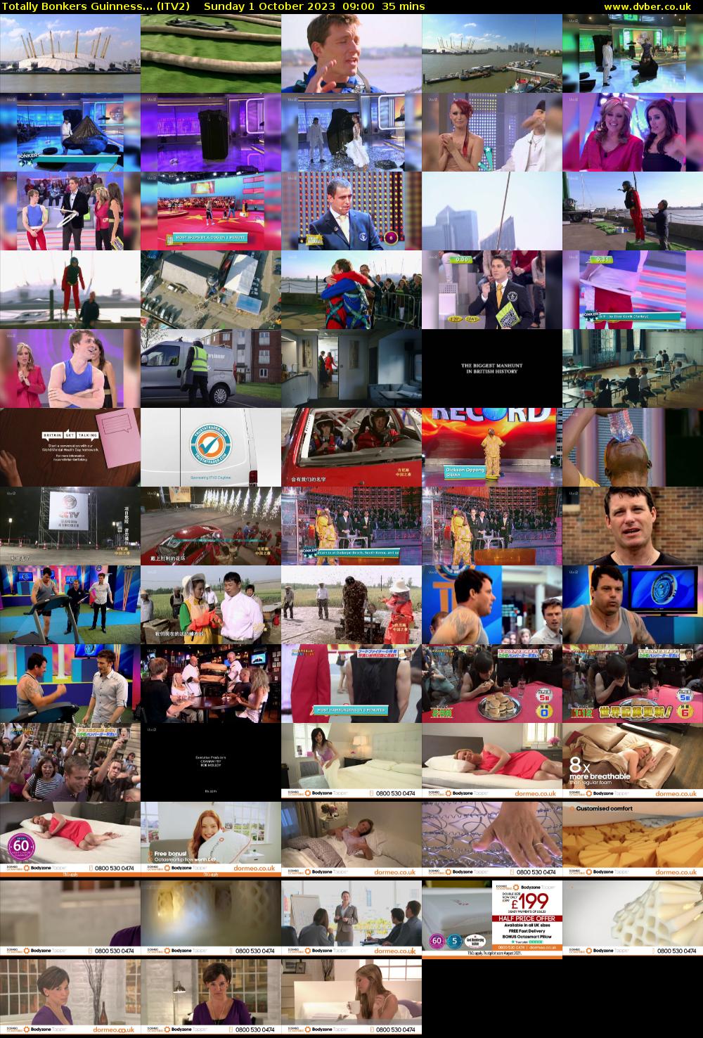 Totally Bonkers Guinness... (ITV2) Sunday 1 October 2023 09:00 - 09:35