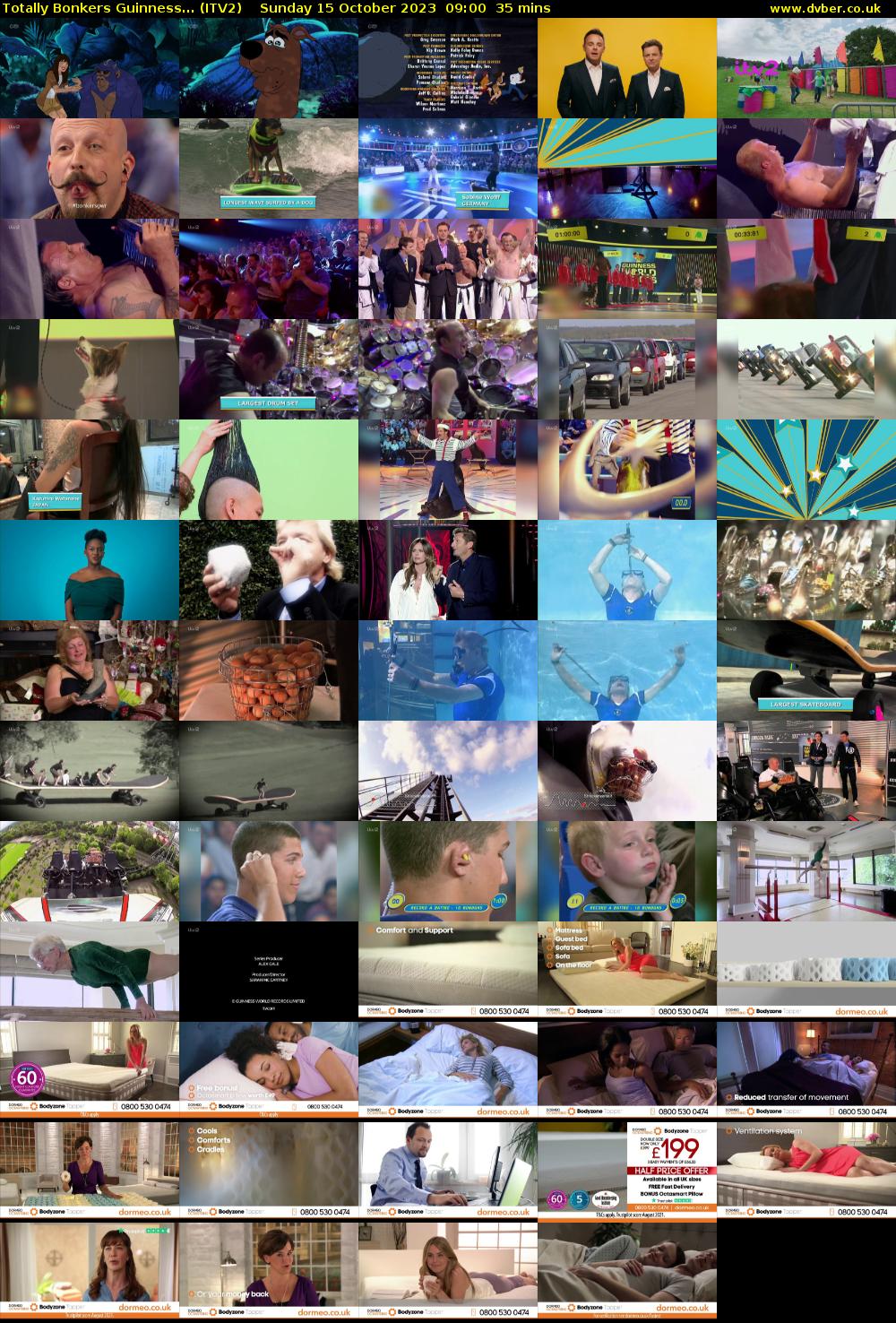 Totally Bonkers Guinness... (ITV2) Sunday 15 October 2023 09:00 - 09:35