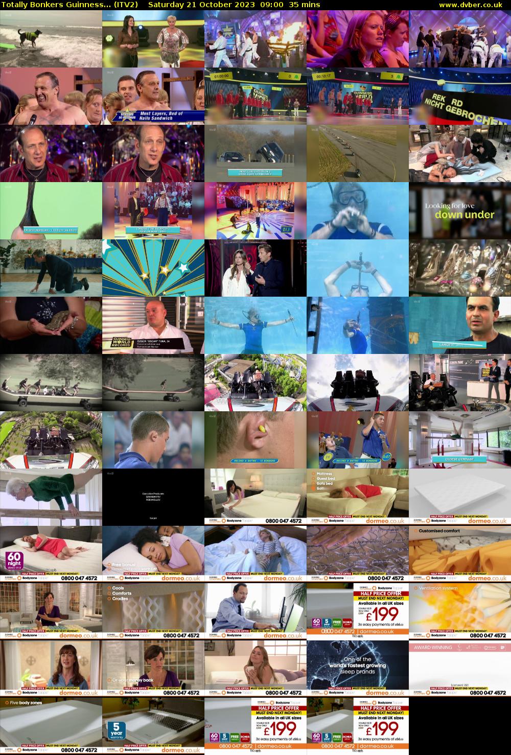Totally Bonkers Guinness... (ITV2) Saturday 21 October 2023 09:00 - 09:35
