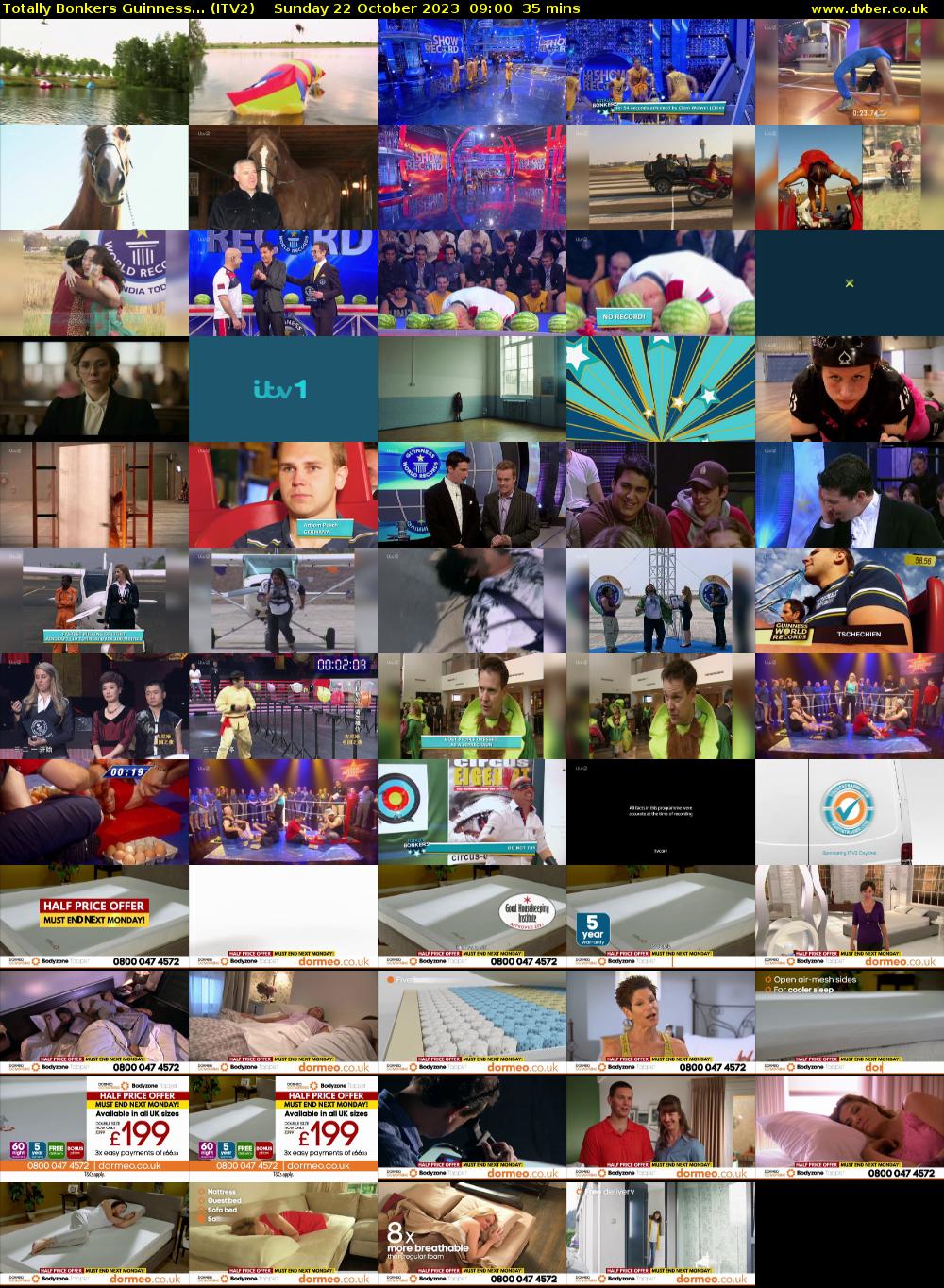 Totally Bonkers Guinness... (ITV2) Sunday 22 October 2023 09:00 - 09:35