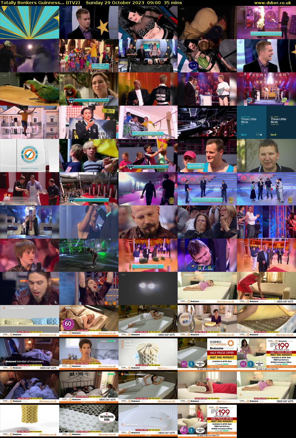 Totally Bonkers Guinness... (ITV2) Sunday 29 October 2023 09:00 - 09:35