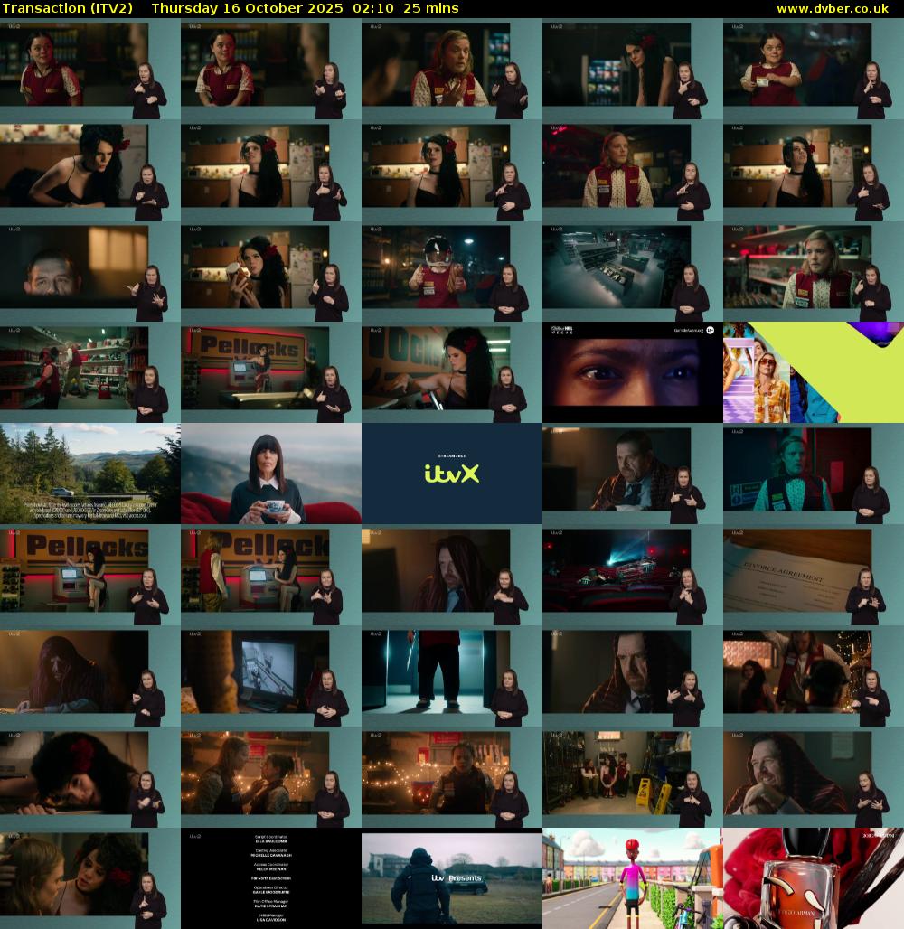 Transaction (ITV2) Thursday 16 October 2025 02:10 - 02:35