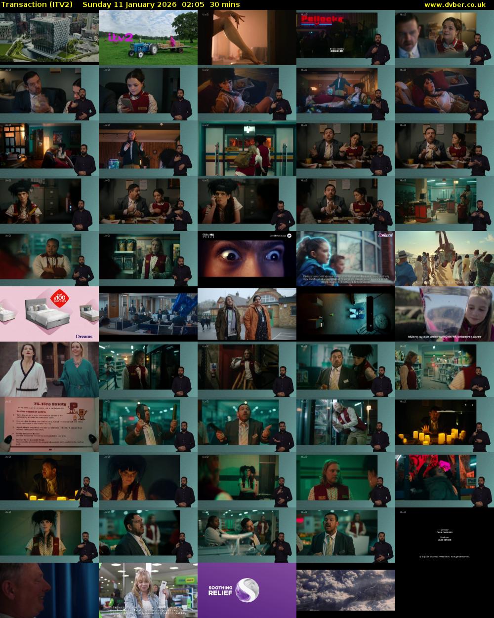 Transaction (ITV2) Sunday 11 January 2026 02:05 - 02:35