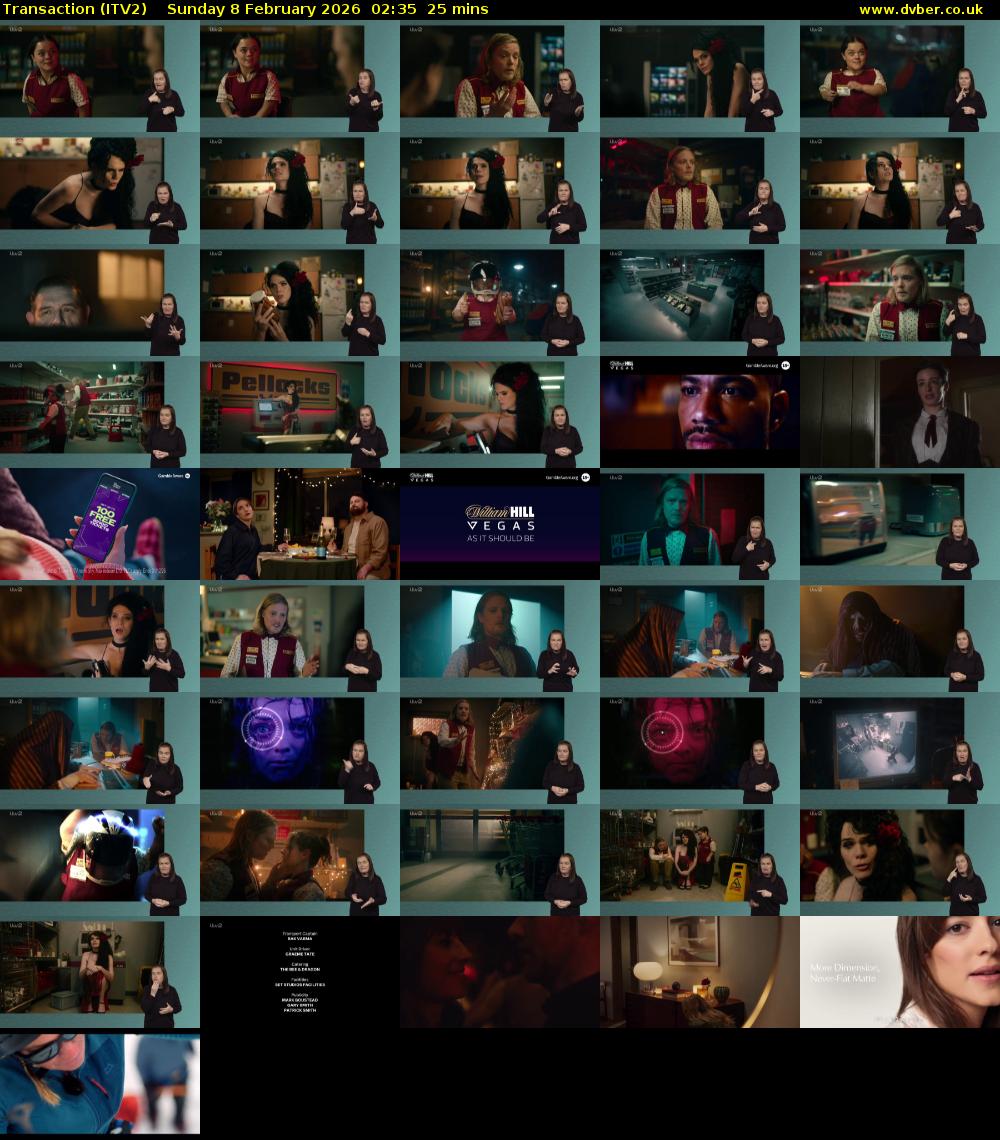 Transaction (ITV2) Sunday 8 February 2026 02:35 - 03:00