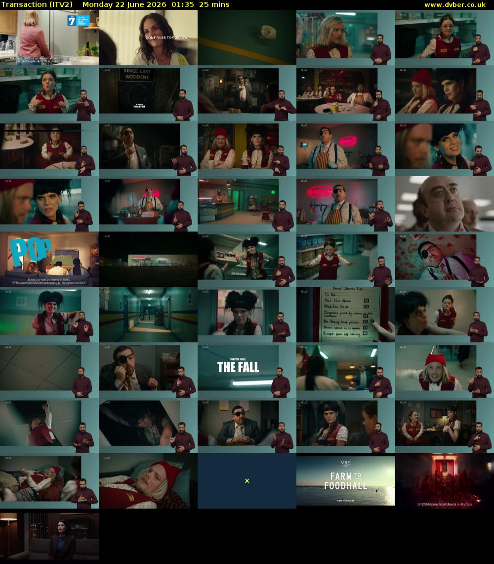 Transaction (ITV2) Monday 22 June 2026 01:35 - 02:00