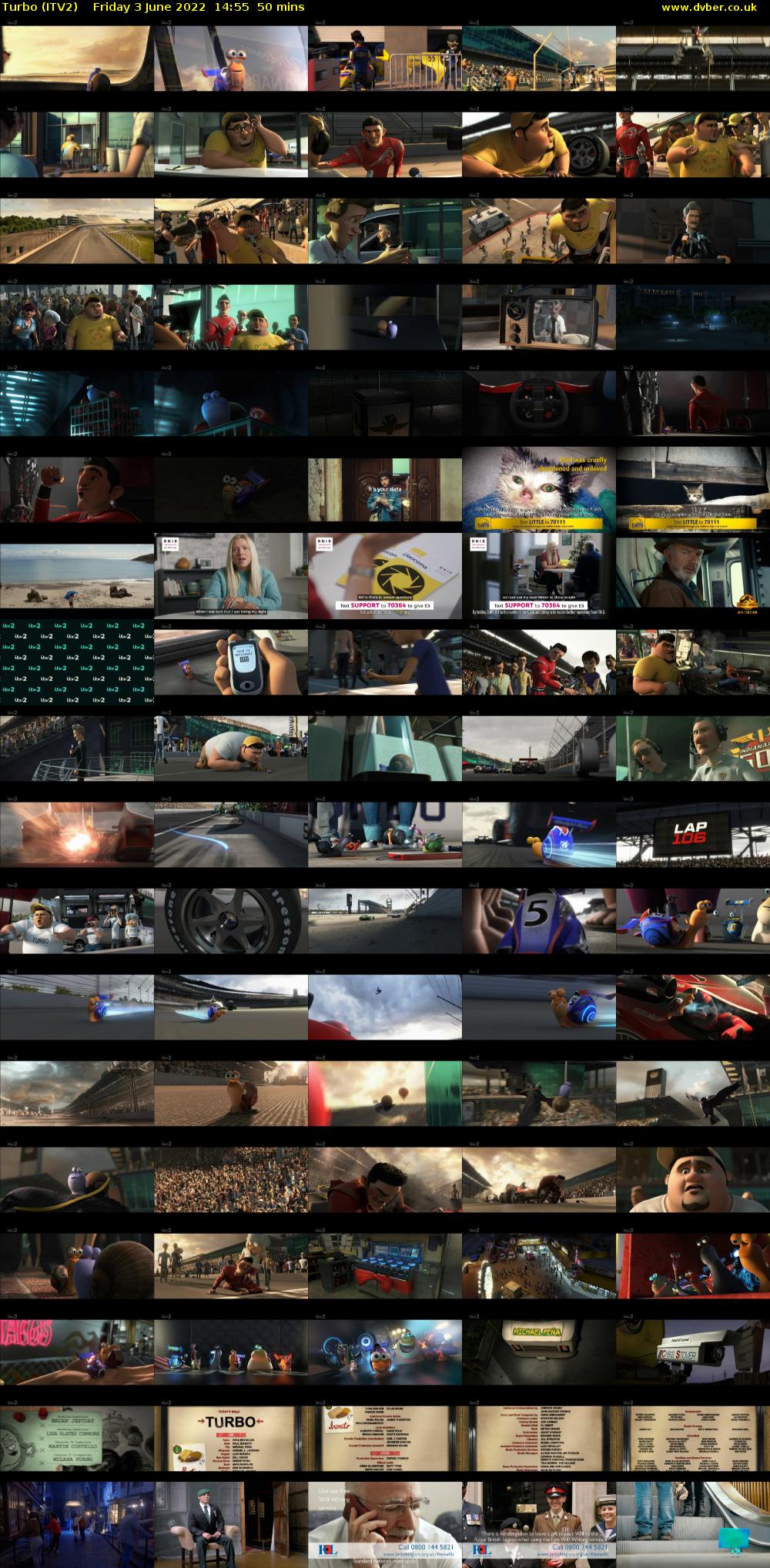 Turbo (ITV2) Friday 3 June 2022 14:55 - 15:45