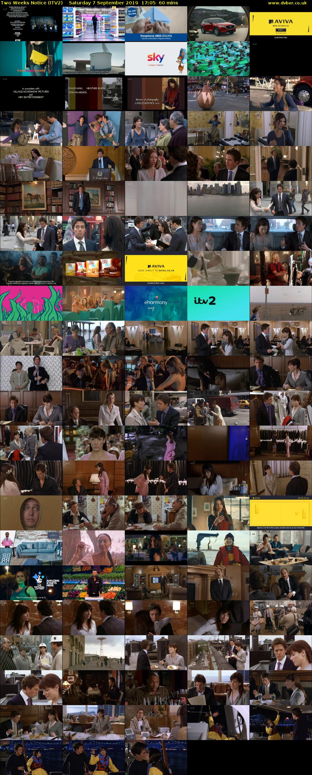 Two Weeks Notice (ITV2) Saturday 7 September 2019 17:05 - 18:05