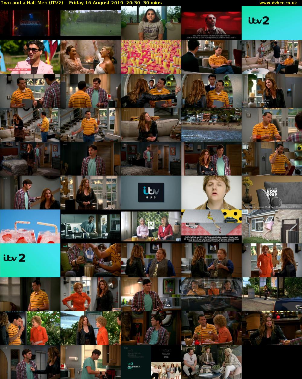 Two and a Half Men (ITV2) Friday 16 August 2019 20:30 - 21:00