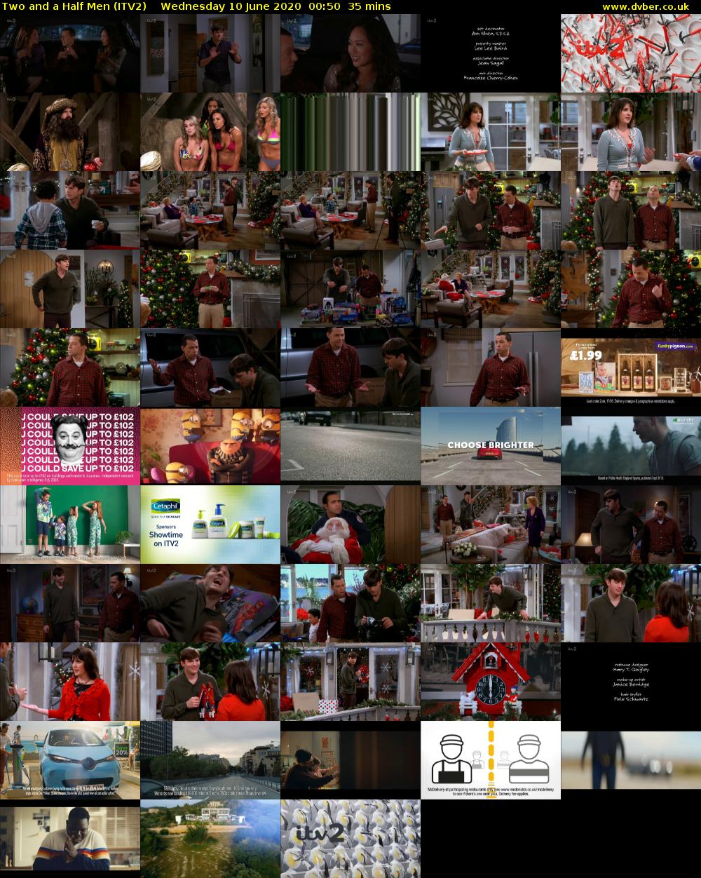 Two and a Half Men (ITV2) Wednesday 10 June 2020 00:50 - 01:25