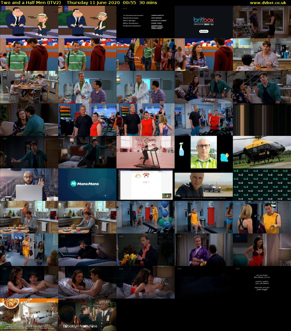 Two and a Half Men (ITV2) Thursday 11 June 2020 00:55 - 01:25