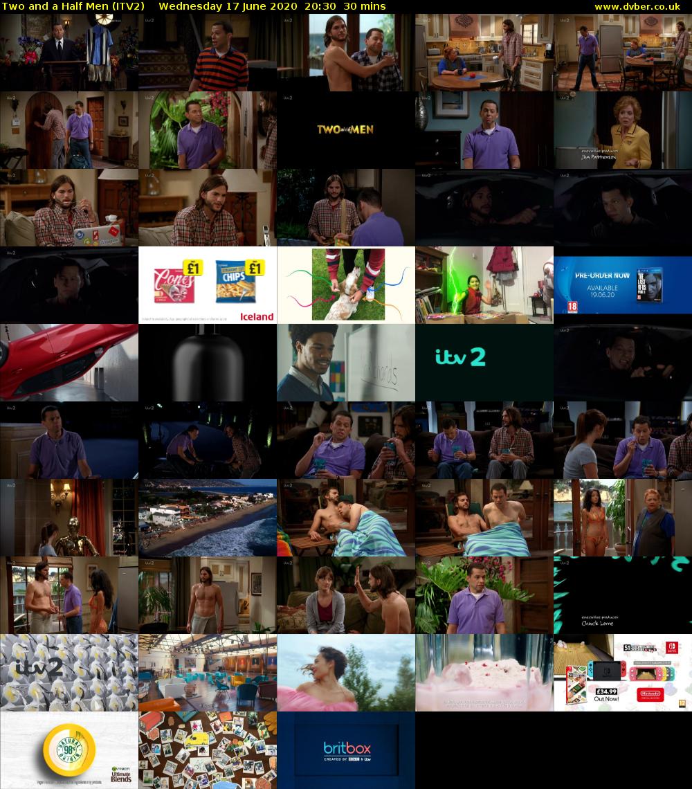Two and a Half Men (ITV2) Wednesday 17 June 2020 20:30 - 21:00