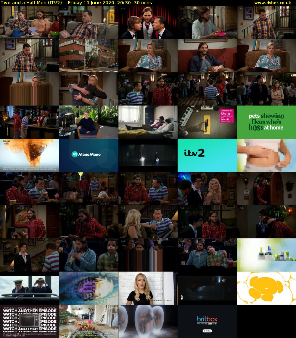 Two and a Half Men (ITV2) Friday 19 June 2020 20:30 - 21:00