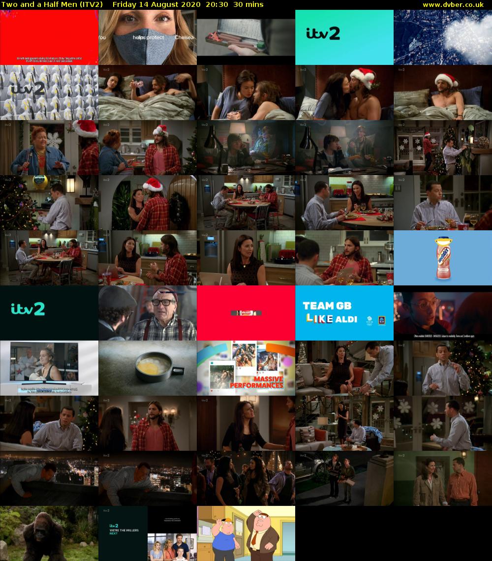 Two and a Half Men (ITV2) Friday 14 August 2020 20:30 - 21:00