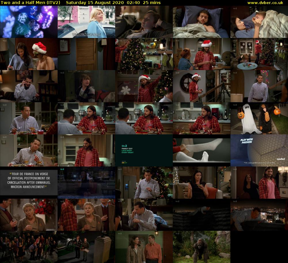 Two and a Half Men (ITV2) Saturday 15 August 2020 02:40 - 03:05
