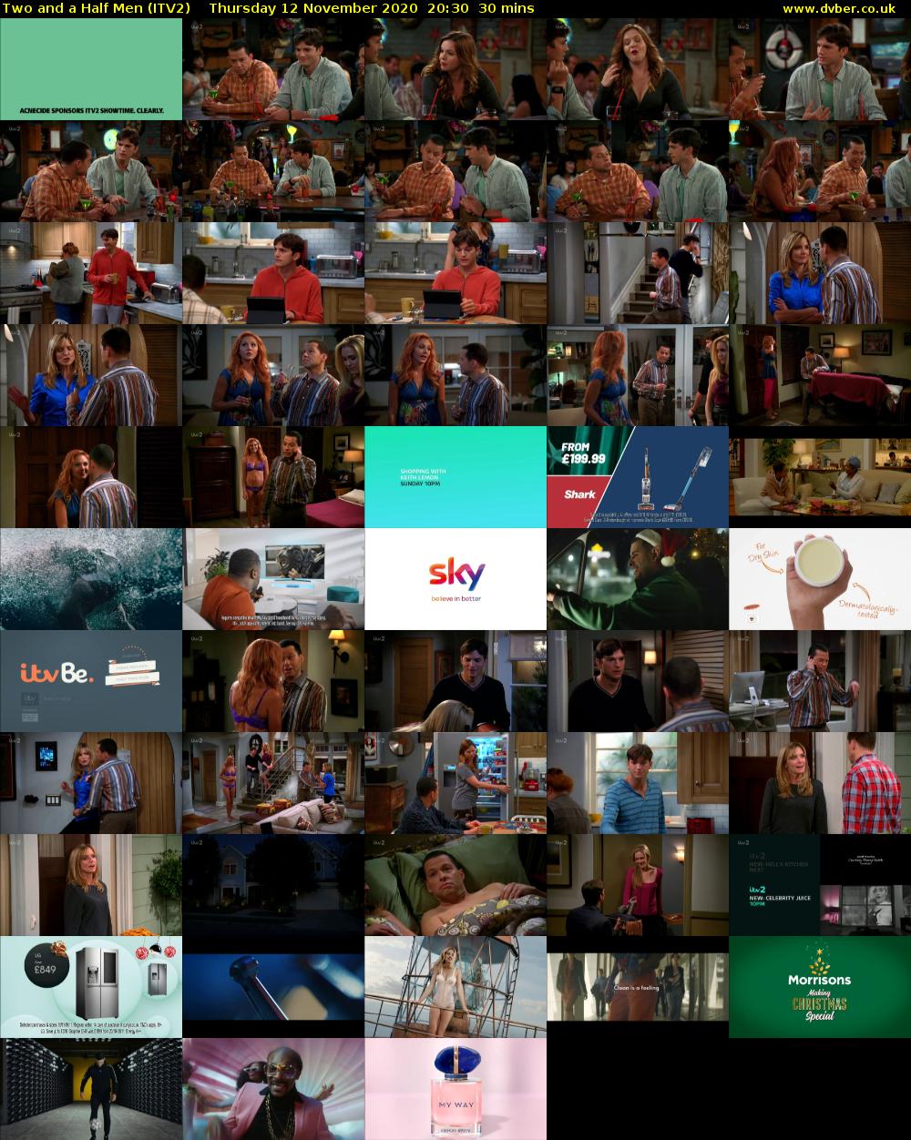 Two and a Half Men (ITV2) Thursday 12 November 2020 20:30 - 21:00