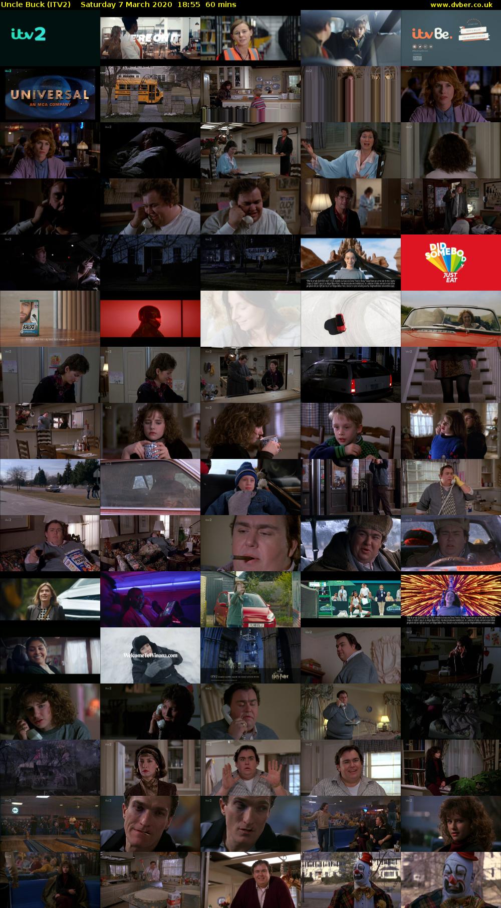 Uncle Buck (ITV2) Saturday 7 March 2020 18:55 - 19:55