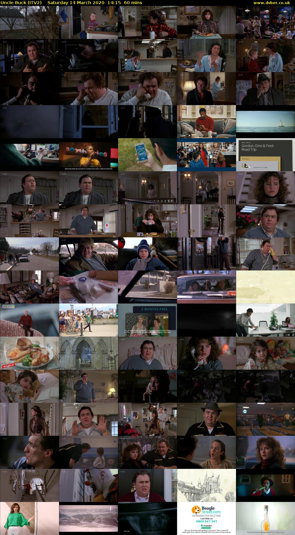 Uncle Buck (ITV2) Saturday 14 March 2020 14:15 - 15:15