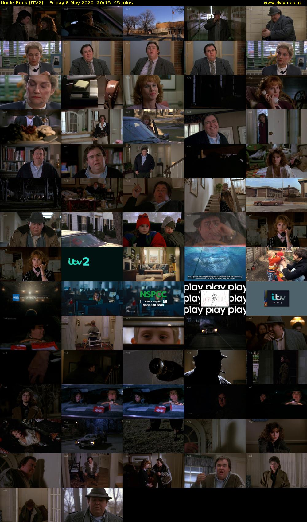 Uncle Buck (ITV2) Friday 8 May 2020 20:15 - 21:00