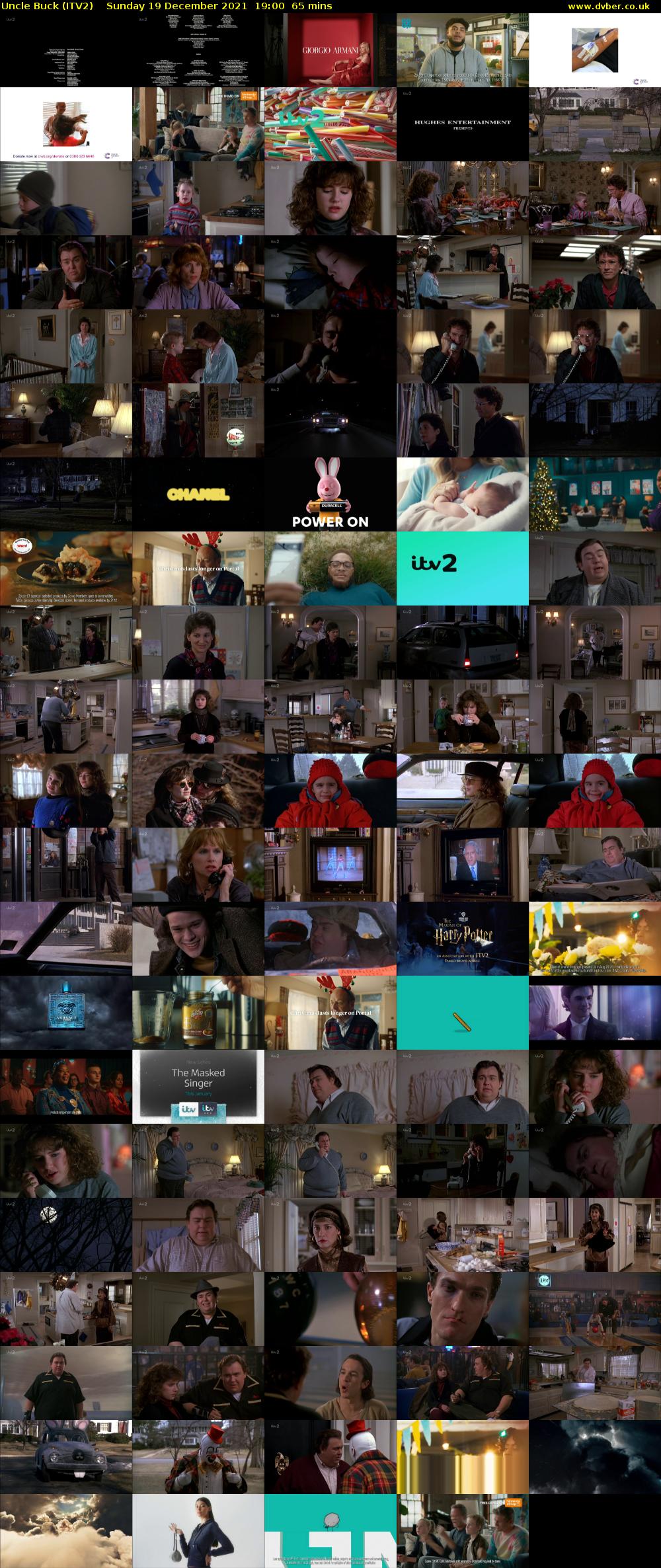 Uncle Buck (ITV2) Sunday 19 December 2021 19:00 - 20:05