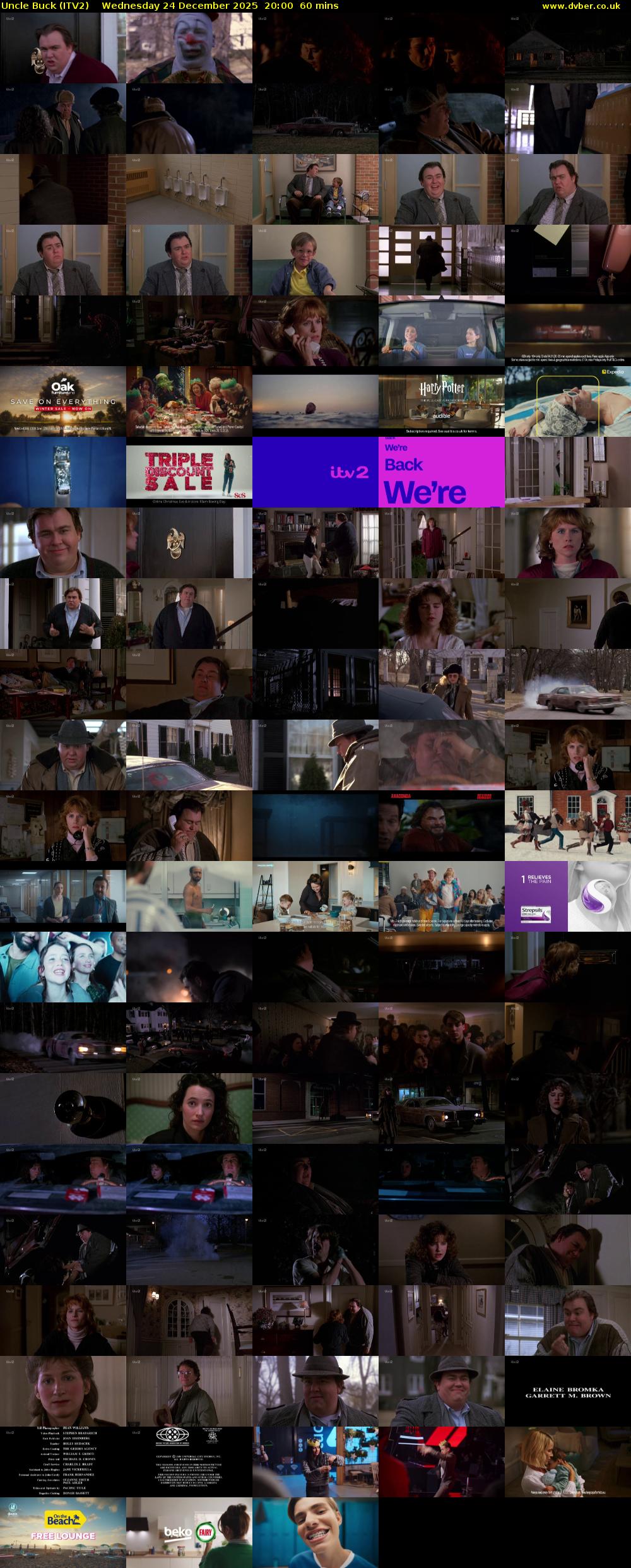 Uncle Buck (ITV2) Wednesday 24 December 2025 20:00 - 21:00