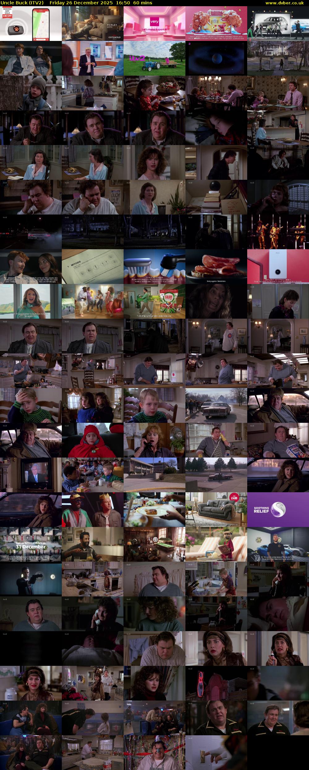 Uncle Buck (ITV2) Friday 26 December 2025 16:50 - 17:50