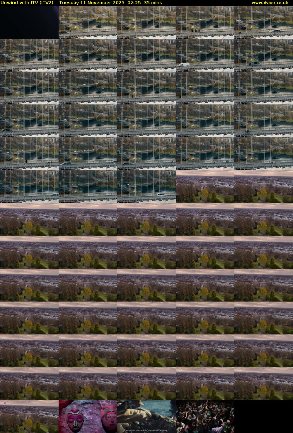 Unwind With ITV (ITV2) Tuesday 11 November 2025 02:25 - 03:00