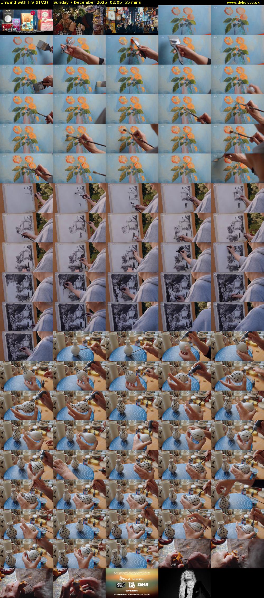 Unwind With ITV (ITV2) Sunday 7 December 2025 02:05 - 03:00